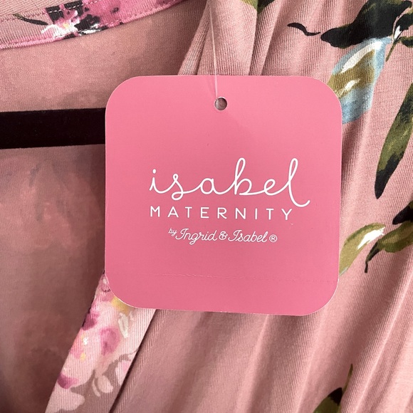 New Flutter Short Sleeve Smocked Maternity Dress - Maternity by Ingrid & Isabel - Picture 7 of 8